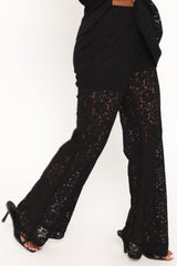 Sammy Embroidered Set - Black