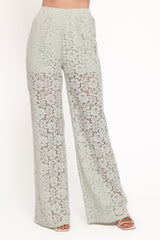 Sammy Embroidered Set - Mint Green