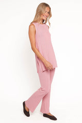 Silvie Knitted Set - Rose