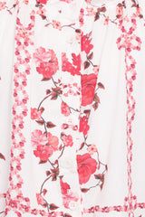 Solana Short Set - Red Rose