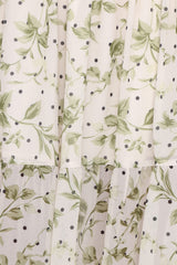 Vanessa Maxi Skirt Set - Green Leaf