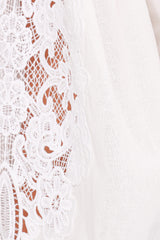 Angelica Long Sleeve Top - White