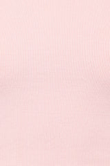 Ari Ribbed Tank Top - petals Pink