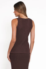 Asplie Knit Top - Espresso