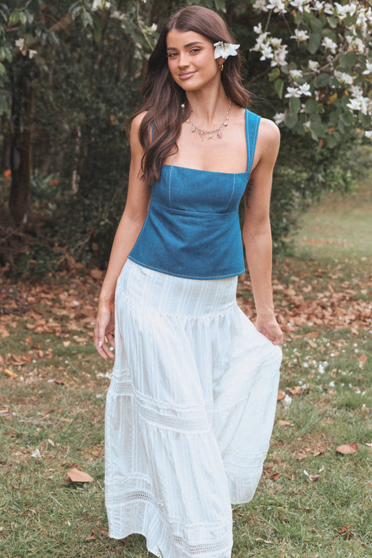 Azura Top - Denim
