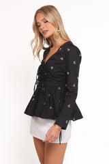 Azure Top - Black