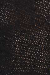 Brody Sheer Knit Top - Black