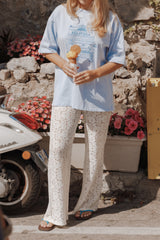 Carmen Graphic Tee - Baby Blue