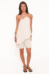 Cascade Asymmetric Top - Cream
