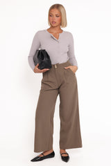 Cass Long Sleeve Top - Grey