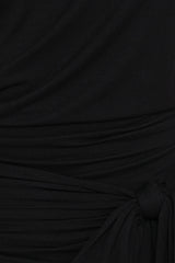 Clarke Off The Shoulder Tie Top - Black