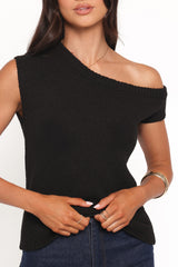 Coco Knit Top - Black