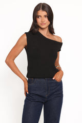 Coco Knit Top - Black
