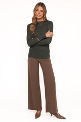 Delphine Top - Dark Green