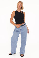 Elira Cut Out Tank - Black