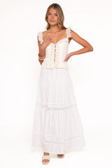 Eulalie Corset Top - Cream