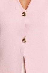 Everlee Knit Vest Top - Pink