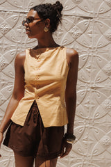 Kalyssa Asymmetrical Vest - Mango