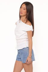 Lia Off Shoulder Top - Ivory