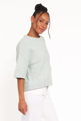 Lilith Knit Top - Sage