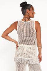 Lorna Knitted Top - Off White