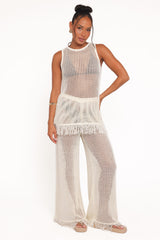 Lorna Knitted Top - Off White