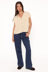 Mariana Knit Vest - Lemon