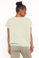Mariana Knit Vest - Sage