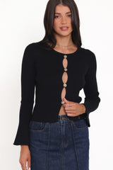 Rosienna Knit Top - Black