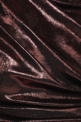 Rowyn Drapey Metallic Top - Bronze