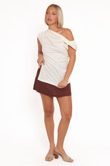 Selma Knit Top - Cream