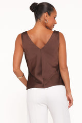 Vinita Top - Chocolate