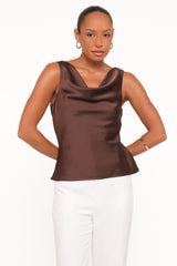 Vinita Top - Chocolate