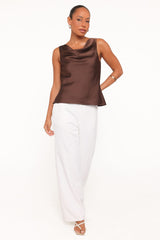 Vinita Top - Chocolate