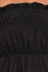 Wilhelmina Strapless Top - Black