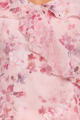 Xandra Blouse - Pink Floral