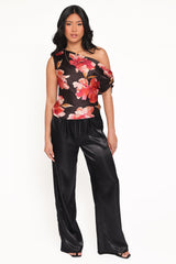 Yolanda Off Shoulder Top - Midnight Orchid
