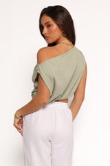 Zara Top - Sage Green