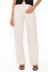 Abrand 94 Wide Leg Jeans - Vanilla