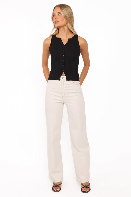 Abrand 94 Wide Leg Jeans - Vanilla