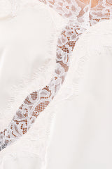 Avere Lace Asymmetrical Cami - Cream