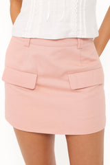 Brielle Skort - Pink Twill