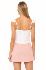 Brielle Skort - Pink Twill