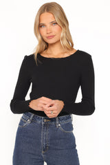 Kya Knit Top - Black