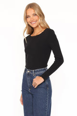 Kya Knit Top - Black