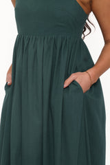 Odessa Maxi Dress - Forest Green