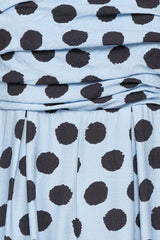 Pricilla Jumpsuit - Blue Polka Dot