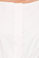 Prunella Midi Dress - White