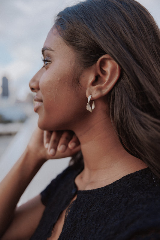 Clementine Earrings - White