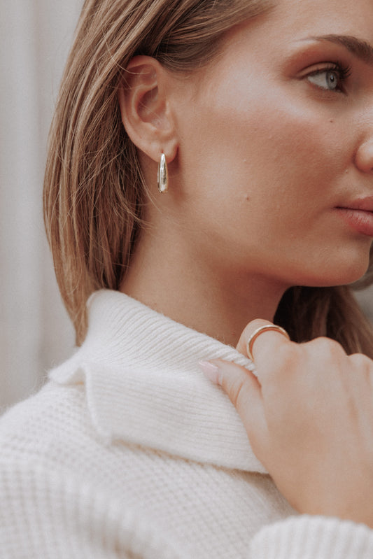 Farrow Loop Earrings - Gold